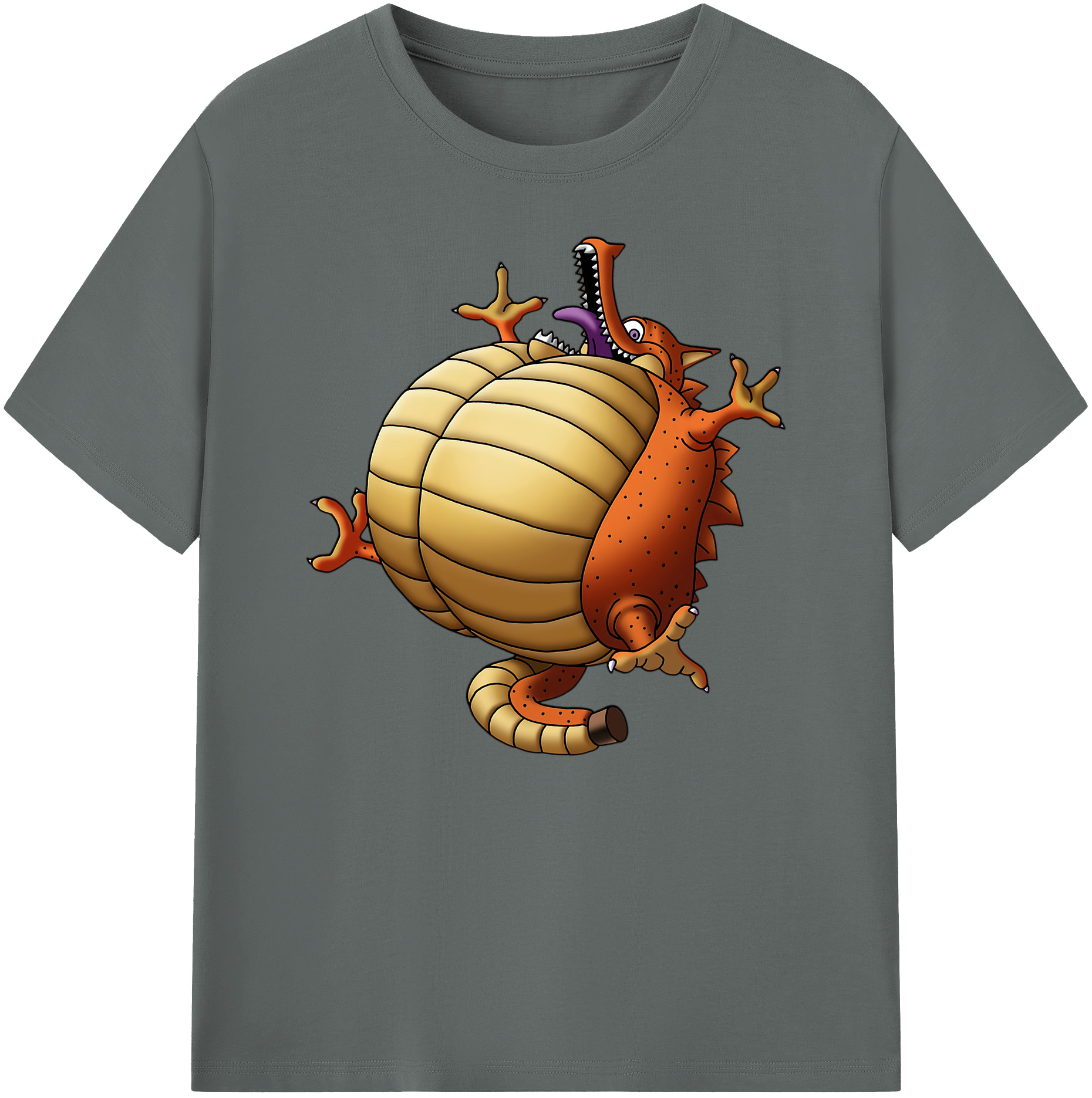 （画像用） ドラゴンクエスト Doragon Kuesuto Dragon Quest 綿100％ メンズ半袖Tシャツ｜肌触りやわらか＆通気性